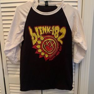 BLINK182 Baseball tee